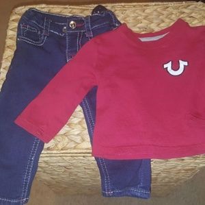 (SOLD)True Religion Boy outfit